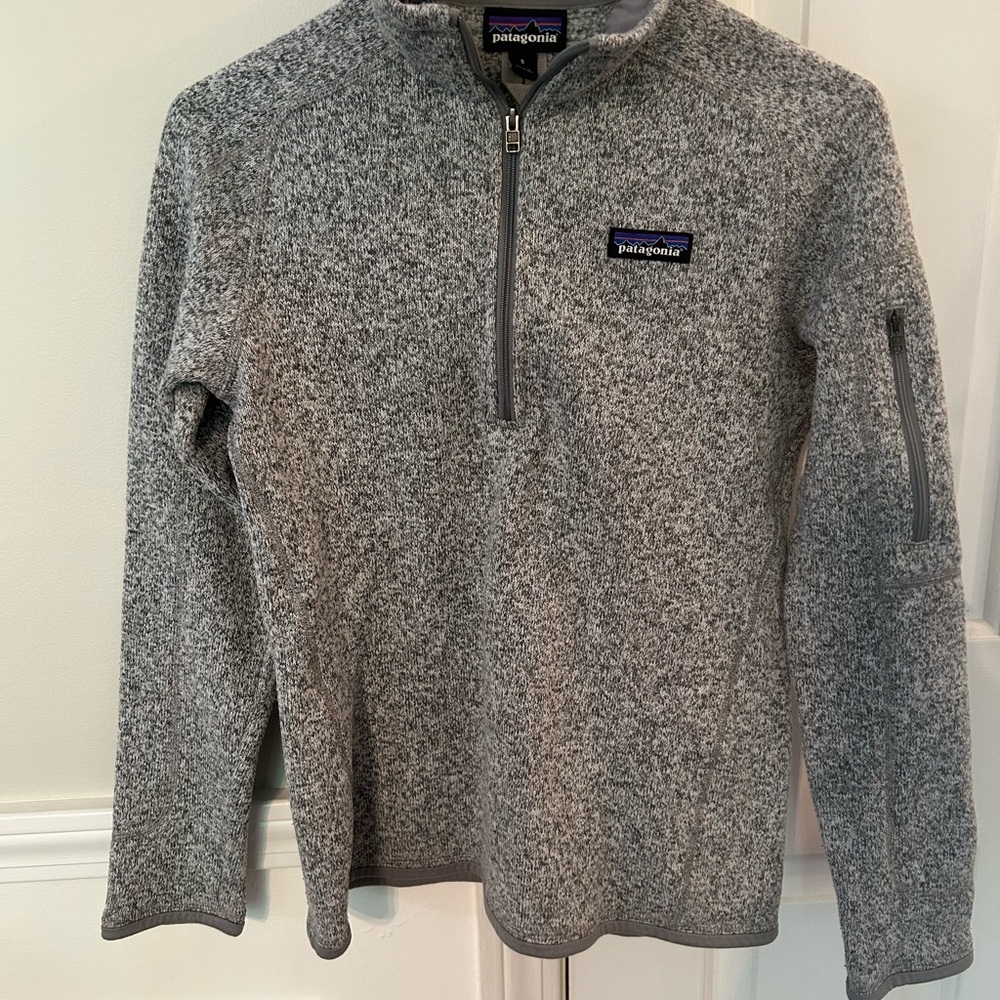 Patagonia Women’s Zip-Up Sweater in Heather Gray
